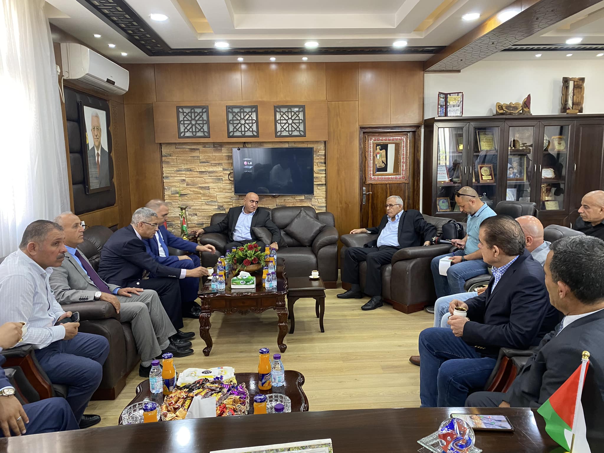 جانب من اللقاء(عدسة: ثائر أبو بكر/ وفا)